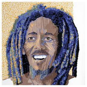 Bob Marley Peace Portrait